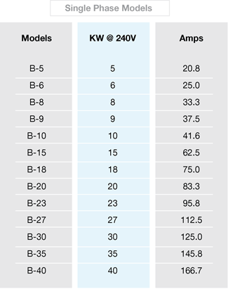 BTH Ultra 36 kW / 122,832 Btu - chaudière électrique 240V